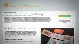 WalletGenerator screenshot