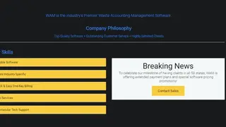 WAM Software screenshot