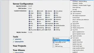 WampServer screenshot