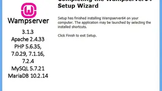 WampServer screenshot