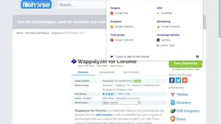 Wappalyzer screenshot
