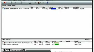 Warez P2P screenshot