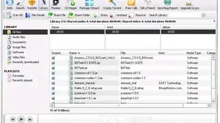 Warez P2P screenshot