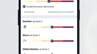 WarnWetter screenshot