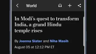 Washington Post screenshot