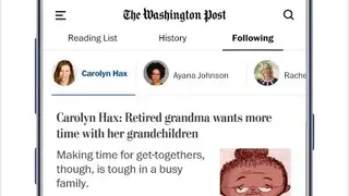 Washington Post screenshot