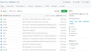 Waterfox screenshot