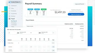 Wave Payroll screenshot