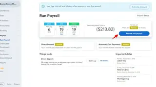 Wave Payroll screenshot