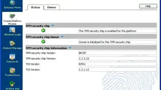 Wave Systems Embassy Trust Suite screenshot
