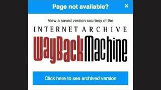 Wayback Machine screenshot