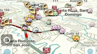 Waze Map screenshot
