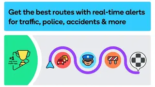 Waze Map screenshot