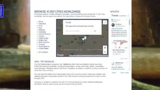 WeatherBase screenshot