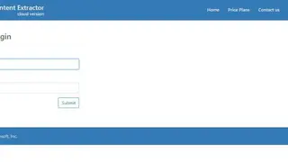 Web Content Extractor screenshot