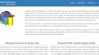 Web Content Extractor screenshot