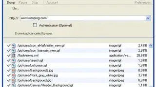 Web Dumper screenshot