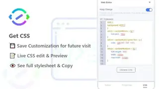 Web Editor screenshot