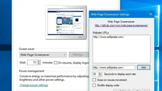 Web-Page-Screensaver screenshot