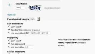 Web-Site-Map.com – XML Sitemap Generator screenshot