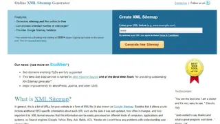 Web-Site-Map.com – XML Sitemap Generator screenshot