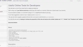 Web Tool Kit Online screenshot
