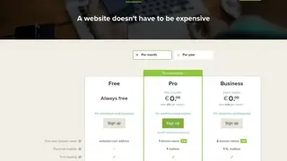 Webador screenshot