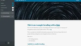 Webador screenshot