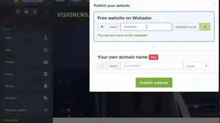 Webador screenshot