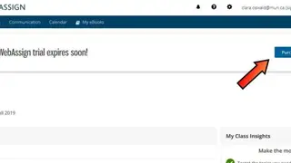 WebAssign screenshot