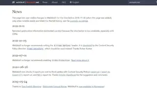 Webbkoll screenshot