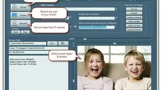 Webcam/Screen Video Capture screenshot