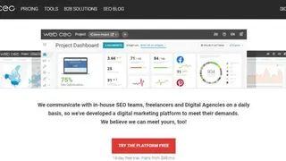 WebCEO screenshot