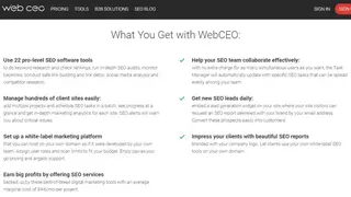WebCEO screenshot