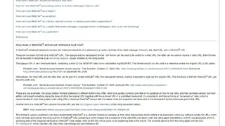 WebCite screenshot