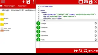 WebCode screenshot
