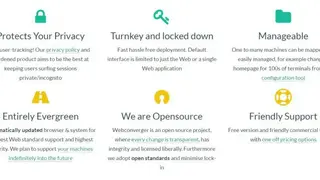 Webconverger screenshot