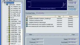 WebCopier screenshot