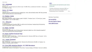 WebCrawler screenshot