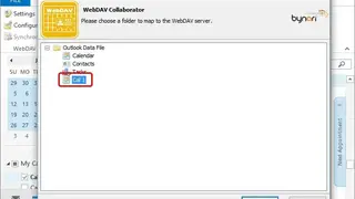 WebDAV Collaborator for Outlook screenshot