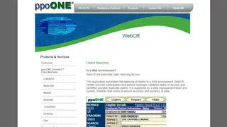 WebDM/WebCR screenshot