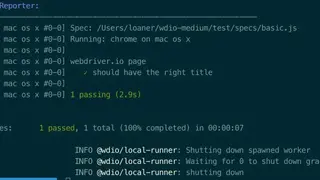 WebdriverIO screenshot
