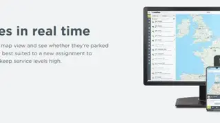 Webfleet screenshot