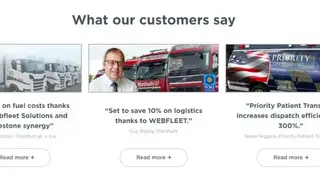 Webfleet screenshot