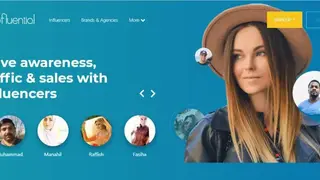 Webfluential screenshot