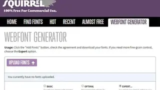 Webfont Generator screenshot