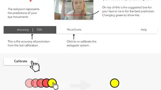 WebGazer screenshot