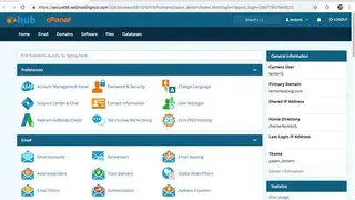 WebHostingHub screenshot