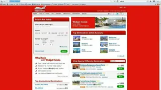 Webjet screenshot