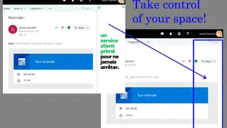 Webmail ad blocker screenshot